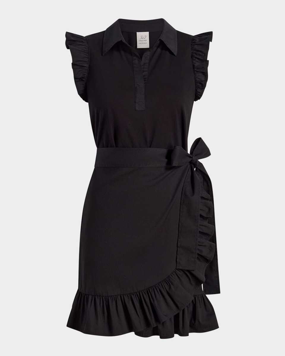 Mahlia Ruffled Combo Mini Dress